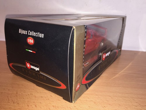 Bburago Burago 1:24 FERRARI F40 1987 ROSSA in Metallo cod. 1532 MIB - Imagen 3 de 5