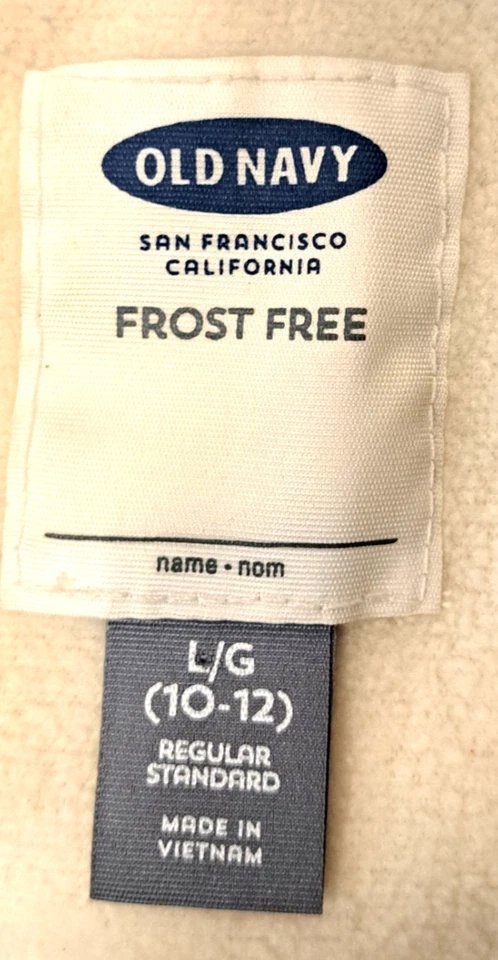 Antiguo chaleco acolchado azul marino forrado de vellón sin escarcha para niñas L 10-12 azul al aire libre acogedor Foto 2 de 4