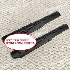 2pcs 3d Raised Trd Sport Style Emblem Badge For Tacoma Tundra 4runner Fender