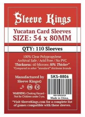 SLEEVE KINGS Sleeve Kings Sleeve Kings Sleeve Kings Yucatan Sleeves (54Mm X 80Mm