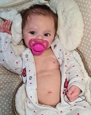 Zero pam Realistic Reborn Baby Dolls Full Body Boy, Lifelike Silicone Newborn B