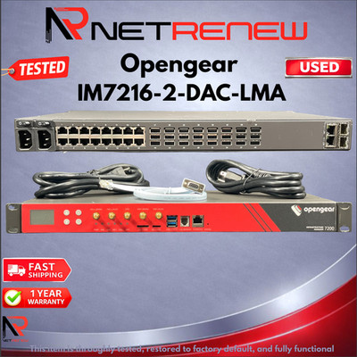 Opengear IM7216-2-DAC-LMA IM7216 16 Port Infrastructure Manager