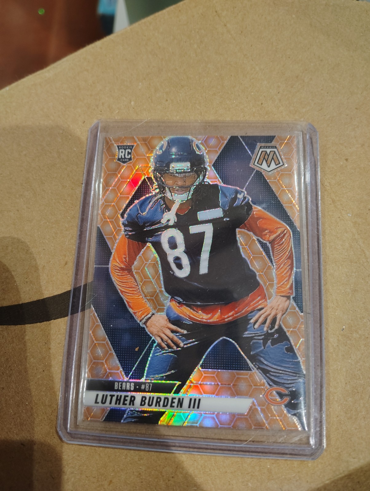 2025 Panini Mosaic #383 Luther Burden III Rookie Honeycomb Prizm No Reserve