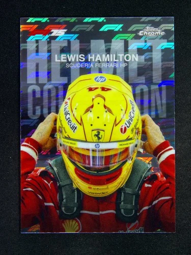 2025 Topps Chrome F1 Lewis Hamilton Hemet Logofractor