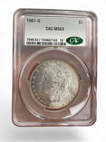 🔥1901 O MS63 CAC MORGAN SILVER DOLLAR🔥 90% SILVER DOLLAR USA