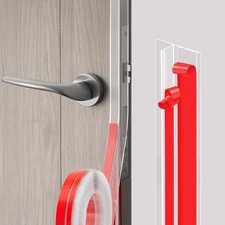 Upgrade T-Shaped Door Draft Stopper, 1.97 Inch x 12 FT Weather Stripping Seal...