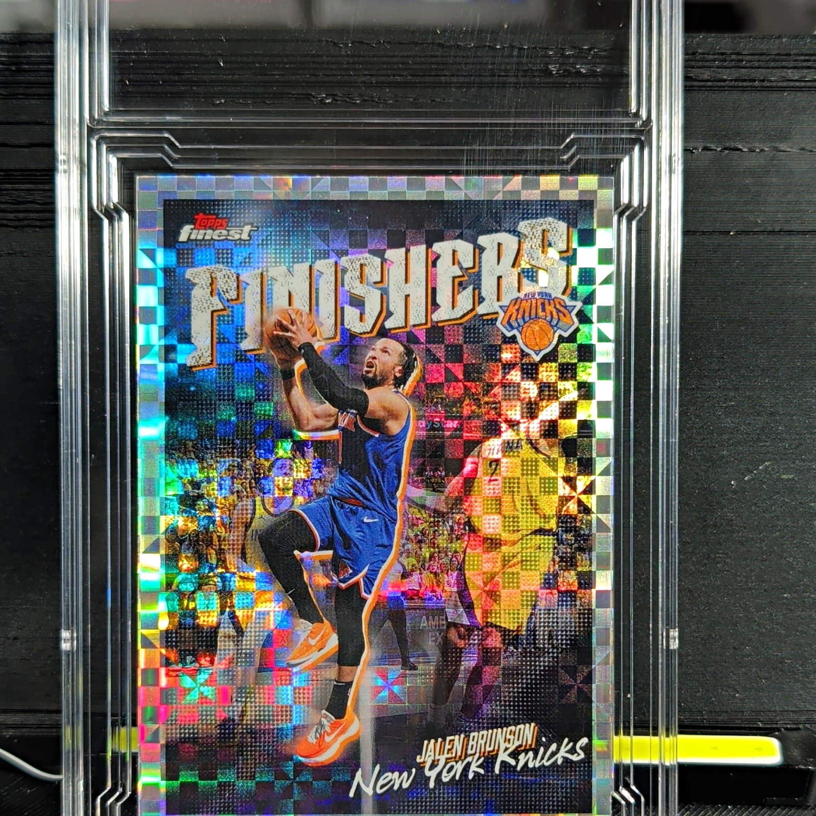 Topps 2025-26 Finest Finishers Jalen Brunson New York Knicks FI-6 X-Fractor
