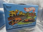 Vintage 1980s Mattel Hot Wheels 24 Car Collector's Case With 7 Car/Truck Lot