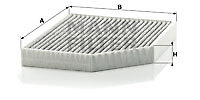 Mann-Filter CUK 2450 Filter, Innenraumluft FÜR Audi Audi (Faw) Porsche-image