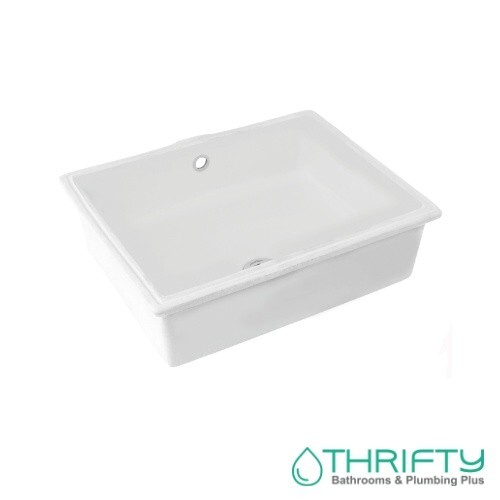Johnson Suisse Quado Rectangular Under-counter Basin J3120.0.PW5 - Picture 1 of 1