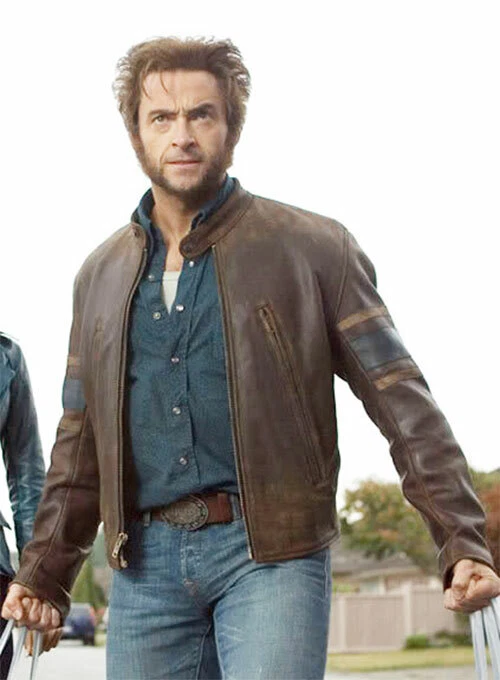 X men wolverine leather jacket men s biker bomber motorcycle coat trench
