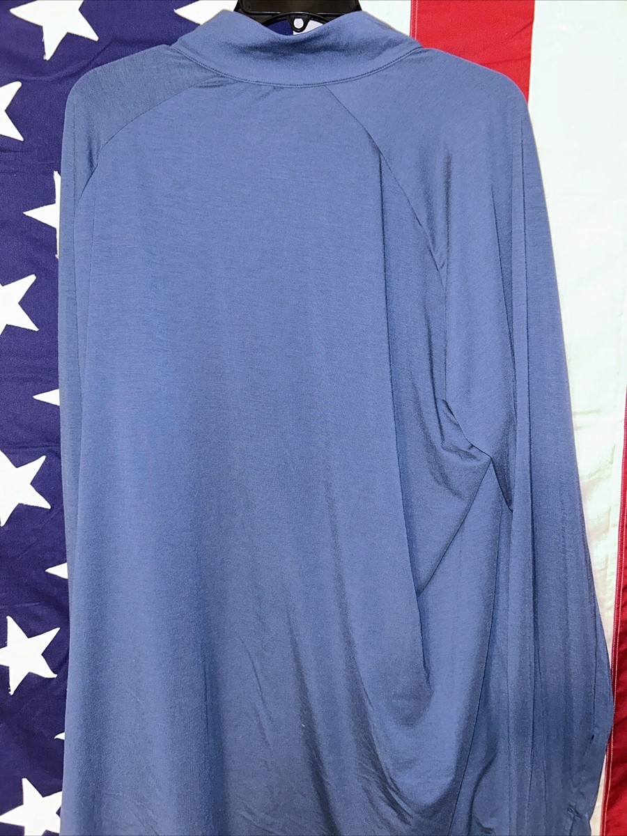The North Face 1/4 Zip Pullover Men's 2XLarge Shady Blue