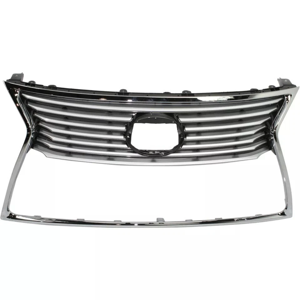 New Front Grille Chrome Shell with Black Insert For 2013-2016 Lexus LS460 LS600h Foto 2 de 4