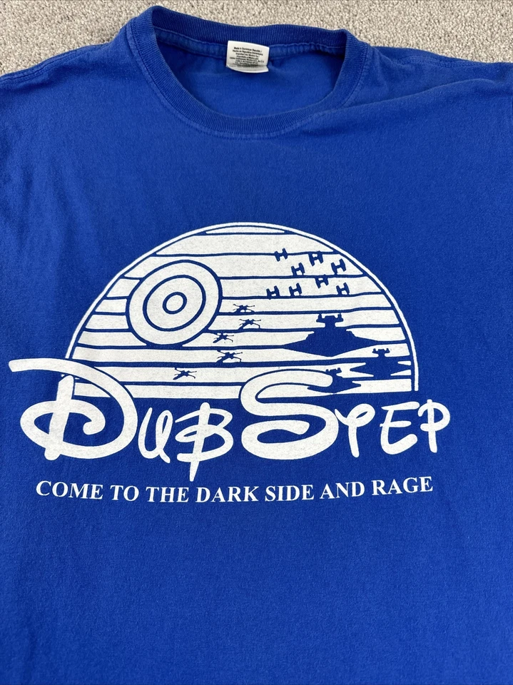 Vintage Dubstep Come to the Dark Side and Rage Blue Y2K 2000’s Melt Your Face - Image 2 of 4
