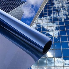 DIY One-Way Window Reflective Protection Film Tint 20"x10'/Roll Professional Gr