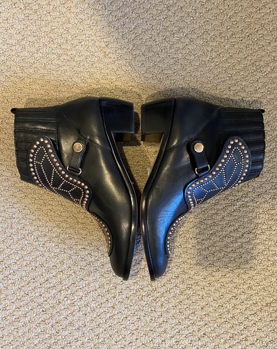 Sophia Webster Karina Butterfly Black Bootie Size 39 NWT - Picture 7 of 9