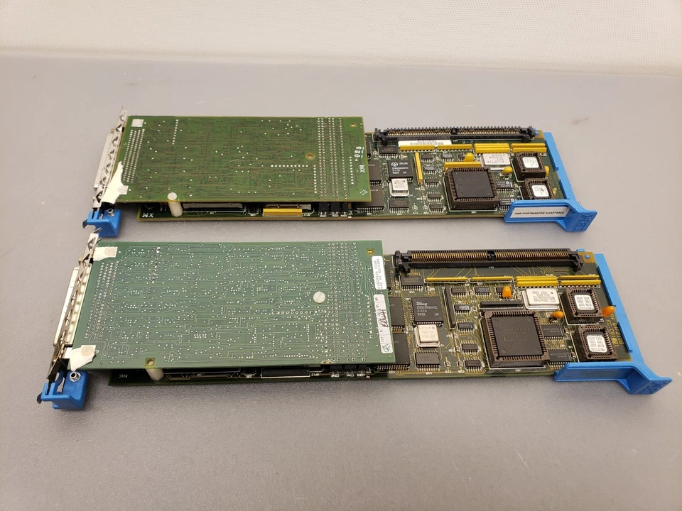 QTY=2 IBM ARTIC 2MB Portmaster/A 53F2603 61G2416 serial expansion card w/ Riser - Image 3 of 4