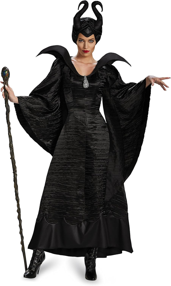 Adult plus Size Deluxe Maleficent Christening Gown Costume eBay