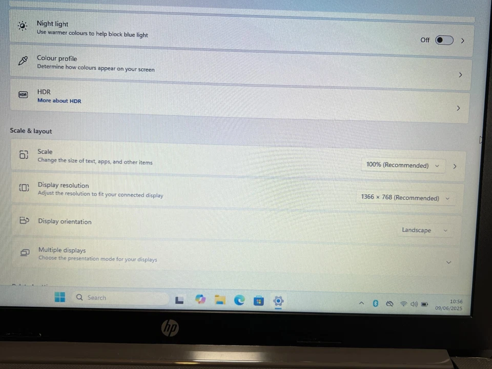 HP 255 G7 AMD A4-9125 15.6" Screen 128GB SSD 4GB Ram Windows 11 Pro Laptop - Image 2 of 4