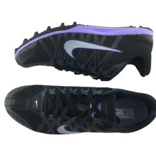 Nike Womens Track Shoes Size 11.5 Jana Star XC Cross Country Black Purple Trim