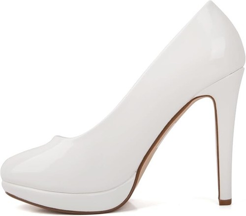Nuevo Mujer Hombre Drag Queen Crossdresser Tacón Alto Plataforma Corte Zapatos GRANDES Tallas - Imagen 35 de 39