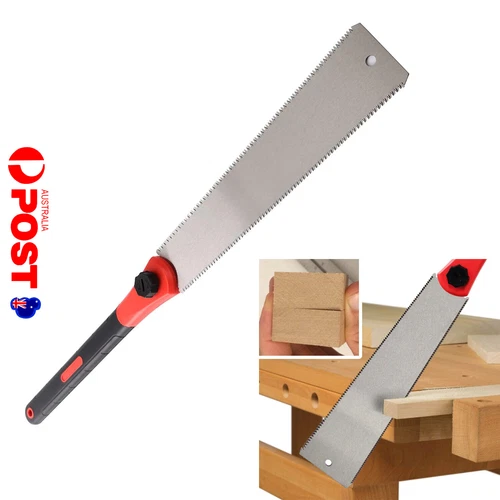 Large 32cm Japan Woodworking Flush Cut Pull Hand Saw Double Sided Edged Saw J