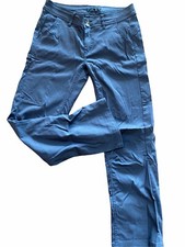 prAna Meme Dark Gray Fitted Outdoor Convertible Cargo Pants Womens Size 8