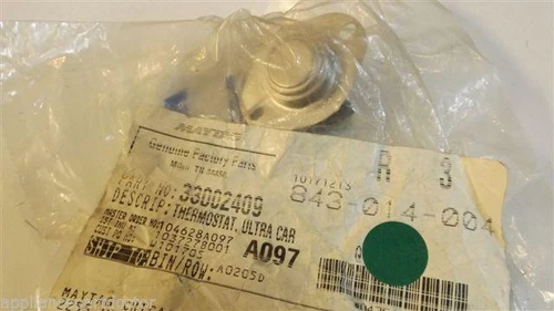 MAYTAG Dryer 33002409 Thermostat, Ultra Care NEW IN BAG