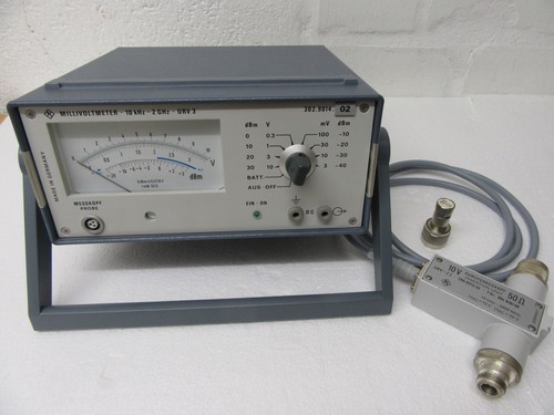 Rhode & Schwarz URV3 HF Millivoltmeter 10KHz - 2GHz + Durchgangskopf URV - Z2