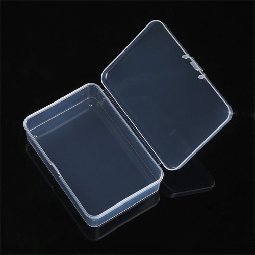 up 10pcs Plastic Storage Box Small Clear Jewelry Organizer Case Container Tools - Picture 7 of 7