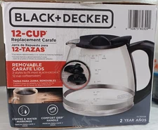 NEW Black & Decker 12-Cup Replacement Carafe Thermal Model GC3000B Open-Box