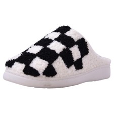 Mia Cozi Women's Push Slippers Shoes BWK Black/White