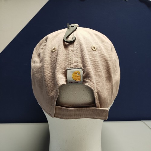 Carhartt C Patch Baseball Cap Unisex One Size Mauve Cotton Canvas Strapback - Picture 4 of 11