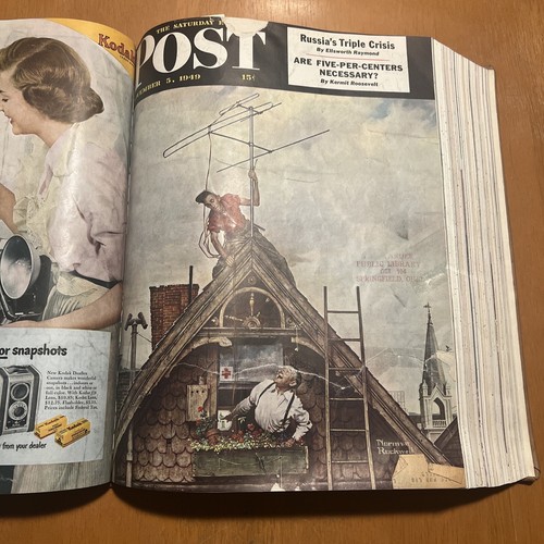 Saturday Evening Post Bound Magazine Book Oct-Dec October November December 1949 - Picture 13 of 24