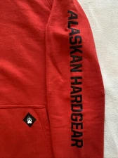 Alaskan Hardgear By Duluth Trading Co SZ: Large Mens Hoodie Sweatshirt Orange