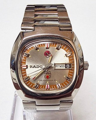 極美品！RADO MUSKETEER III 自動巻き 腕時計 稼働品　メンズ 極美品！RADO MUSKETEER III 自動巻き 腕時計 稼働品 メンズ 極美品