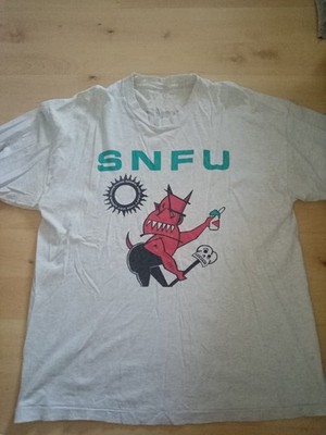 SNFU Something Green and Leafy Illegalize it Tour Shirt TSOL NOFX Dead Kennedys 