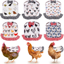6 Pcs Chicken Saddle for Hens, Chicken Aprons Back Protector for Hens, Chickens
