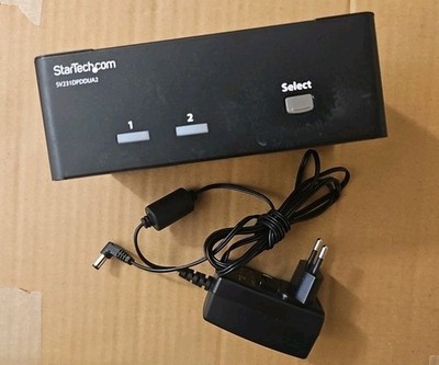 2 Port DisplayPort Dual Monitor 4K KVM Switch 