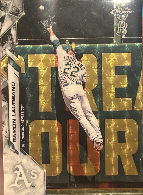 2020 Ramon Laureano Topps Chrome Ben Baller Superfractor 1/1 #160 Oakland A's