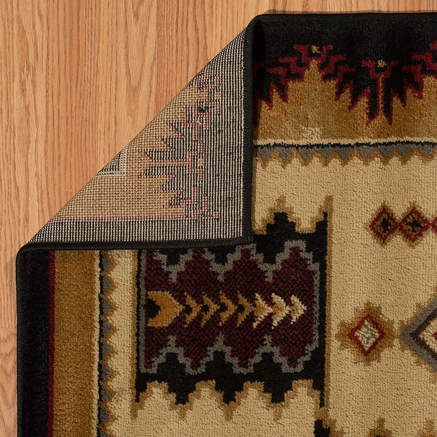 Небольшой ковер из слоновой кости с лоскутными бриллиантами United Weavers 750-01815 — апрель 5 футов 3 дюйма x 7 футов 2 дюйма - Изображение 3 из 4