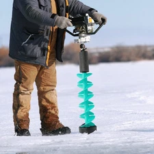 Ice Fishing Auger Ice Drill Auger for Fast Ice Drilling with Spiral Blade