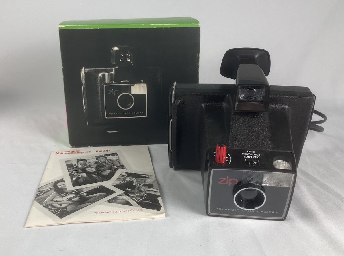 ポラドイド　カメラ 1970's Polaroid Zip Land Camera Type 87 Film Original Box Vintage