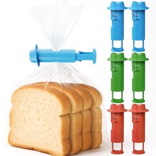Li Zhao Bread Bag Clips for Food Storage - 6 PCS Bread Clips Reusable Plastic...