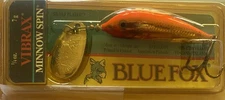 New Old Stock BLUE FOX Vibrax LURES VMS-5 SGFR Bright Orange