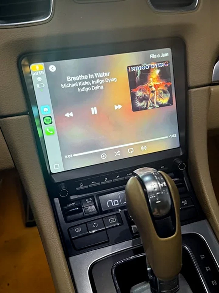 Für Porsche 911 991 718 Cayman Boxster 981 982 Autoradio Carplay Navi Android 14 - Bild 3 von 4