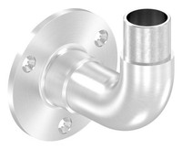 Handlaufhalter 90° V2A FüR Rohr Ø 33,7 X 2,0 Mm Zum Stecken