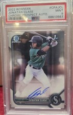 2022 Bowman Jonatan Clase 1st Chrome Auto CPA-JCL PSA 9 | Toronto Blue Jays