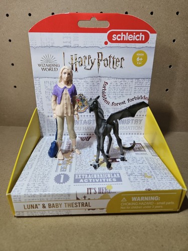 Schleich Harry Potter Luna Lovegood Baby Thestral Figure Set - Picture 7 of 7