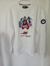 NWT Polo Ralph Lauren 2026 Olympic Team Bear Sweatshirt Color White Size XLarge